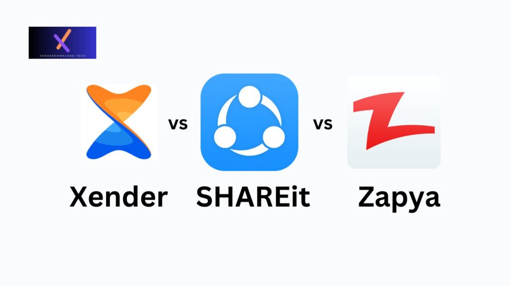 xender vs zapya vs shareit