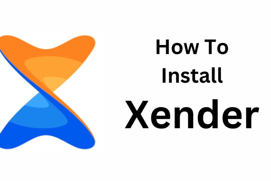 how to install xender